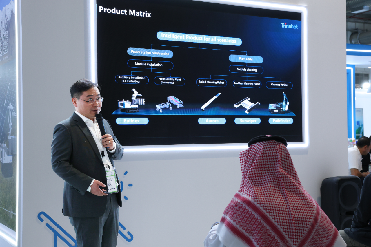 Trinabot BUILDEX Robots Debut in Saudi Arabia, Accelerating Middle East Renewable Energy Automation