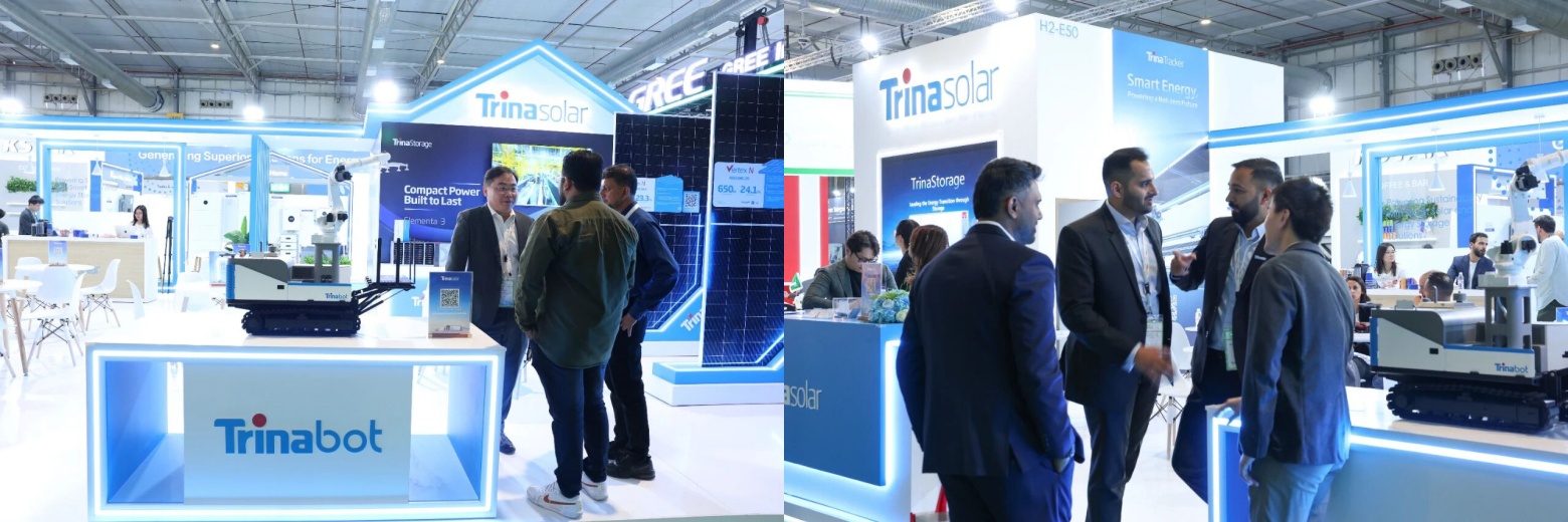 Trinabot BUILDEX Robots Debut in Saudi Arabia, Accelerating Middle East Renewable Energy Automation